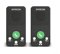 Système d'interphone sans fil, bidirectionnel complet pour communication DUPLEX, couverture de 300 m, volume et sonneries personnalisables pour les utilisateurs âgés à la maison ou au bureau