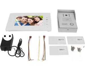 Système d'interphone vidéo filaire, écran TFT multicolore 7 pouces, vision nocturne infrarouge pour villa