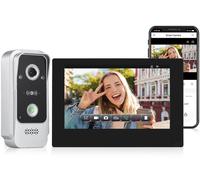 Système d'interphone vidéo pour caméra de surveillance - Câblé, résolution 1080p - Pour la sécurité extérieure