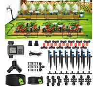 Système d'irrigation automatique pour le jardin, avec goutte-à-goutte et micro-brumisation