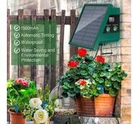Système d'irrigation automatique solaire TRJZWA 2025, kit d'irrigation goutte à goutte avec minuterie d'arrosage pour balcon, serre, jardin, système d'arrosage prenant en charge 15 plantes en pot pour
