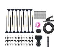 Système d'irrigation de jardin,Raccord rapide étanche | Kit D'Irrigation Par Aspersion Pour Le Jardin | Pour Pelouse Extérieure Bac Surélevé Serre Fleurs Légumes