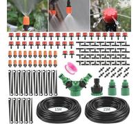 Système d'irrigation Famanu, 149 pièces - Kit d'irrigation goutte à goutte de 30 mètres pour jardin et serre