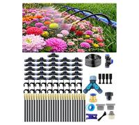 Système d'Irrigation Goutte-à-Goutte, Arrosage Automatique de Jardin, Buse Brumisatrice Réglable 360°, Tête d'Arroseur Rotative à Haut Débit pour Jardin, Terrasse et Plantes en Pot