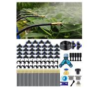Système d'irrigation goutte à goutte - arroseur réglable 360°, tête rotative - buse de brumisation haut débit - connexion facile, dé