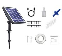 Système d'irrigation goutte à goutte solaire, 3W, 2000 mAh, pour 10 plantes en pot, avec programmation multiple