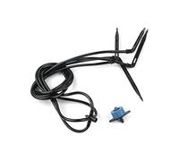 Système d'irrigation par aspersion de pelouse de jardin 25 pièces de kit de lanceur d'irrigation goutte à goutte à 4 têtes(Blue L)