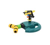 Système d'irrigation par Aspersion de pelouse de Jardin Arroseur à Bascule de pelouse de Jardin à Angle réglable avec Support, tête d'arrosage rotative à chaîne, arrosage de Ferme 1PCS(1I2 Hose)