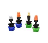 Système d'irrigation par Aspersion de pelouse de Jardin Buse de Brouillard Arroseurs d'eau Buse d'atomisation en Laiton Arroseur d'irrigation réglable G1/2 G3/4 Raccords de connecteur 40set(E)