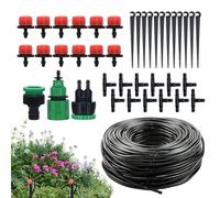 Système d'Irrigation pour Jardin - Tuyau de 10 m avec brumisation automatique,Kit d'Arrosage Automatique Extérieur - Pour balcon, terrasse, pelouse, jardin, serre, en pot et