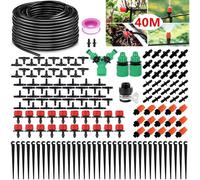 Système d'irrigation pour le jardin, kit d'irrigation goutte à goutte micro de 40 mètres, arroseur automatique pour les massifs de fleurs et les plantes de terrasse