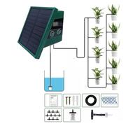 Système d'irrigation Solaire Goutte à Goutte avec minuterie pour l'arrosage des Plantes en Pot de Jardin