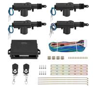 Système d'ouverture et de fermeture électrique universel pour voitures de 12V, compatible avec les véhicules à 4 portes - Centralisation avec télécommande