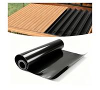 Système Drainage sous Terrasse Membrane Étanchéité Rouleau HDPE | Épaisseur 0.5mm Solives Créer Espace Patio Sec Pergola Extérieure Patio 2ème Étage(1mx3m/3.3x9.8ft)