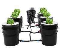 Système hydroponique, 7 bacs à plantes, capacité de 20 litres, alimentation secteur, prise standard UE, pompe à air 600 l/h