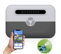 Système intelligent de gestion de l'arrosage de jardin via Wi-Fi – Automatisation à 8 zones avec l'application Tuya,vocale et capteur météo