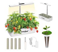 Système intelligent pour la culture intérieure de plantes "GreenBlue". Pot de fleurs intelligent, capacité de 4 litres. Alimentation : 220–240 V AC, 50/60 Hz, 0,4 A. Norme GB133 + accessoires