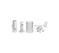 Système météo SmartHome avec mesure de la température, de l'humidité, des précipitations et de la vitesse du vent, enregistreur de données avec