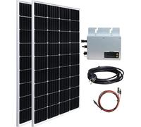 Système solaire, haute efficacité énergétique, construction durable, kit 400W
