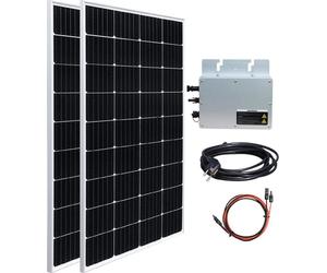 Système solaire, haute efficacité énergétique, construction durable, kit 400W