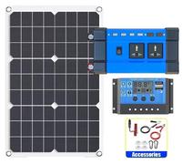 Système solaire, module haute performance de 600W, contrôleur 12V, onduleur 6000W 220V
