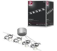 Paulmann MacII 94133 Système complet d'éclairage sur câble GU5.3 50 W LED chrome (mat)