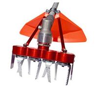 Système universel à 4 fraises anti-rotation Mytilla 4. Convient à tous les tondeuses autoportées à bras droit. Pour les travaux de