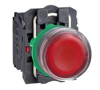 Schneider Electric Schneider Electric Bouton-poussoir lumineux rt module LED, 230V, 1S, 1O XB5AW34M5 Quantité:1