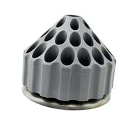 Systèmes de stockage de forets rotatifs, organisateurs en plastique à plusieurs compartiments avec antidérapant pour ateliers d ' outils, porte-fraises rotatif