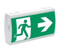 Systèmes d'éclairage de secours Ceag Luminaire à pictogramme à LED RAL7035 IP41 SV EURO 2-3/D LED