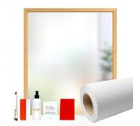Systems Solar Systems Auto-adhésif Film de fenêtre - Film Anti-Windows Protection avec kit d'assemblage pour Bureau, Salle de Bain - Assure la discrétion - White Matt (105 x 500cm)
