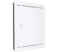 SYSTERM Réglage des volets et des portes Plastique ABS blanc de qualité supérieure Tailles selectionnables. 15x15cm