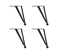 Sywlwxkq Pieds de Meuble Noir/Or 15cm / 21cm / 26cm / 31cm / 43cm Pieds de Meuble de Salle de Bain Pieds de Table Pieds de Chaise Pieds de Chaise Table Basse Pieds de Meuble TV Support de