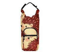 SyXIOP Bouteille d'eau en forme de petit hérisson de dessin animé - Durable - Porte-bouteille isotherme de 50,8/61/81/1,2 l - 1,2 l - Pour la marche quotidienne, la randonnée et d'autres activités de