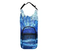 SyXIOP Bouteille d'eau en verre teinté - Accessoire élégant pour bouteille d'eau - Accessoires de bouteille d'eau de 6,8/61/81/1,2 l - 1,2 l - Pour adultes et enfants - Pour la marche, la randonnée