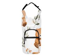 SyXIOP Bouteille d'eau isotherme avec sac de transport - Motif ours marron mignon - 51/61/81/120 ml - Pour adultes et enfants - Pour la marche, la randonnée, le camping, les voyages - Bolsa para