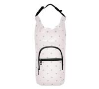 SyXIOP Sac à bandoulière léger pour bouteille d'eau à pois gris 50/61/81/118 ml pour la marche quotidienne, la randonnée et d'autres activités de plein air Accessoires pour Senderismo