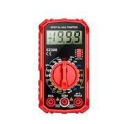 SZ308 multimètre LCD compteur de courant AC/DC rétro-éclairage numérique Test d'onde carrée compteur de résistance de tension électricien(SZ308 black)