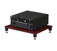 SZKTHD Étagère HiFi/Audio Meubles Et Supports HiFi À 1-4 Niveaux Support Multimédia avec Pointes De Découplage Meuble Colonne Audio/vidéo(Rood,60 * 48 * 10cm(1Tier))
