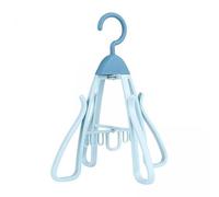 SZLIFE 2xÉtendoir à Chaussures avec Crochet de Séchage, Organisateur pour Balcon et Chambre, Pliable et Rotatif, Crochet de Polyvalent, 3 pièces