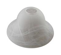 SZLIFE Abat-Jour en Verre, Abat-Jour en Verre de Rechange, Diamètre 15cm, Hauteur 95 mm, Couvercle de Lampe pour Lustre, Lampadaire, Lampe de Table