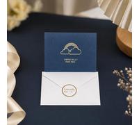 SZLIFE Carte Anniversaire Vintage, Carte Pliée avec Enveloppe, Dorure à Chaud, Modèle HK031, pour Toutes Occasions