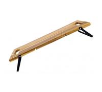 SZLIFE Grande Planche à charcuterie Pliable avec Pieds, Plateau de Service Rustique en Bois avec poignées pour Buffet, Petit-déjeuner, dîner sur, S
