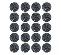 SZLIFE Lot de 2 X 20 Fixations pour Armoire, Clips à Boucle, Connecteurs de Câbles pour étagères de Rangement Cubiques, 6 pièces