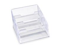 SZLIFE Porte-Cartes Visite Bureau en , Porte-cartes visite 3 niveaux | Surface transparente, Accessoire Comptoir, Dans un Espace Vente, Pr entrepreneurs