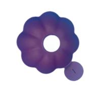 SZLIFE Porte-glaces en silicone pour cornets glace, idéal pour les fêtes. Récupérateur gouttes pour cornets glace. Support à glaces pour glace, Violet