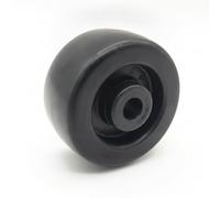 SZLIFE roulettes pour Meubles, roulettes Pivotantes Discrètes en Plastique PP Noir, Petite Roulette Meuble 5 cm, Diamètre intérieur du Trou 8mm, Couleur Noire, 40 * 50mm, Roulette pivotante, 50 * 35