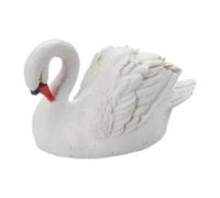 SZLIFE Statue de, Figurine de Cygne Flottant, Cadeau Polyvalent, Décoration Intérieure et Extérieure, Sculpture Animalière pour Aménagements Pays, Style B