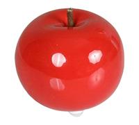 SZLIFE Statuette décorative en forme de pomme, figurine de collection, ornement de bureau, sculpture de fruit pour chambre, bureau, bibliothèque, décoration, Rouge Petit