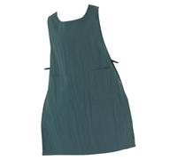 SZLIFE Tablier de cuisine, bavette de serveur pour vêtements de travail, studio, manucure, beauté, peinture, gril, Vert